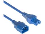 Описание и цена на ACT IEC C14 to IEC C15 Power Cable 2m - Blue