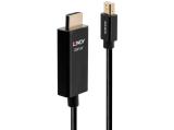 Описание и цена на Lindy Mini DisplayPort to HDMI 4K60hz Adapter Cable 0.5m