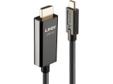Описание и цена на Lindy USB Type C to HDMI 4K60 Adapter Cable with HDR 10m