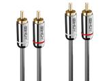 Описание и цена на Lindy Dual Phono Audio Cable 1m, Cromo Line