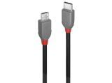 Описание и цена на Lindy USB 2.0 Type C to Micro-B Cable 1m, Anthra Line