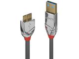 Описание и цена на Lindy USB 3.2 Type A to Micro-B Cable 1m, 5Gbps, Cromo Line