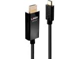 Описание и цена на Lindy USB Type C to HDMI 4K60 Adapter Cable with HDR 1m