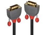 Описание и цена на Lindy DVI-D Dual Link Cable 2m, Anthra Line