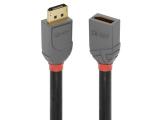 Описание и цена на Lindy DisplayPort 1.4 Extension Cable 3m, Anthra Line