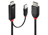 Описание и цена на Lindy HDMI to Display Port 4K60Hz Adapter Cable 3m