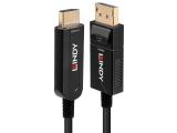 Описание и цена на Lindy Fibre Optic Hybrid DisplayPort 1.2 to HDMI 18G Cable 20m