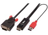 Описание и цена на Lindy HDMI to VGA Adapter Cable 3m