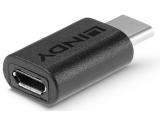 Lindy USB 2.0 Type C to Micro-B Adapter снимка №2
