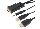 Описание и цена на VCom HDMI M / VGA M Video Cable 1.8m CG598A-1.8m