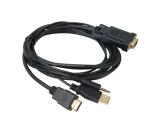 VCom HDMI M / VGA M Video Cable 1.8m CG598A-1.8m снимка №3