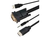 Описание и цена на VCom VGA M / HDMI M Video Cable 1.8m CG493A-1.8