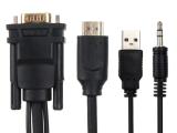 VCom VGA M / HDMI M Video Cable 1.8m CG493A-1.8 снимка №3