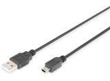 Описание и цена на Digitus USB 2.0 Type A to Mini B Connection Cable DB-300130-010-S