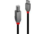 Описание и цена на Lindy USB 2.0 Type C to B Cable 2m, Anthra Line