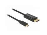Описание и цена на DeLock DisplayPort 1.2 to USB-C (ST-ST) Video Adapter Cable 2m