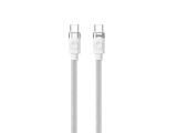 Orico Cable USB C-to-C PD 60W Charging 1.0m White - CDX-60CC-WH снимка №3