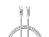 Описание и цена на Orico Cable USB C-to-C PD 100W Charging 1.0m White - CDX-100CC-WH