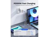 Orico Cable USB C-to-C PD 100W Charging 1.0m White - CDX-100CC-WH снимка №6