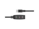 VCom Кабел удължение USB 3.0 AM / AF Active Extension Cable 5M Black - CU827A-5.0m снимка №3