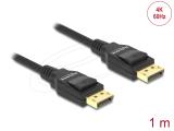 Описание и цена на DeLock DisplayPort 1.2 Cable 1m - Black