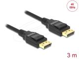 Описание и цена на DeLock DisplayPort 1.2 Cable 3m - Black