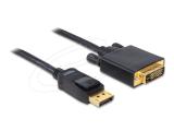 Описание и цена на DeLock DisplayPort 1.3 to DVI-D Passive Cable 3m - Black