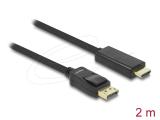 Описание и цена на DeLock DisplayPort 1.1 to HDMI Passive Cable 2 m - Black