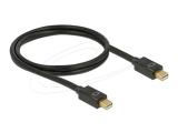 DeLock Mini DisplayPort 1.2 Cable 1m - Black снимка №2
