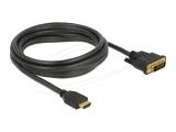 DeLock HDMI to DVI-D 24+1 Bidirectional Cable 3m снимка №2