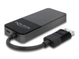 DeLock DisplayPort 1.4 Splitter 1 x DisplayPort to 3 x DisplayPort MST - Black снимка №2