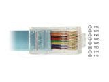 DeLock USB 2.0 Type-A to RS-232 RJ45 Adapter Cable 3m - Blue снимка №2