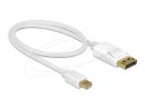 DeLock Mini DisplayPort 1.2 Male to DisplayPort Male Cable 4K 60 Hz 0.5 m - White снимка №2
