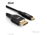 Club3D USB-C to DisplayPort DP 80 Bidirectional Vesa Certified Cable 1m снимка №4