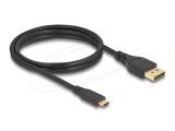 DeLock Bidirectional USB-C to DisplayPort Cable (DP Alt Mode) 8K 60 Hz 1.5m - Black снимка №2