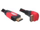 Описание и цена на DeLock High Speed Angled HDMI Cable with Ethernet 4K 3m