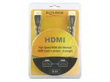 DeLock High Speed HDMI with Ethernet Cable 4K 30Hz 5m снимка №2