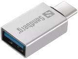 Описание и цена на Sandberg USB-C to USB 3.0 Dongle 136-24