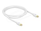 DeLock Mini DisplayPort Male 4K 60 Hz Cable 1.5 m - White снимка №2