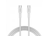 Canyon cable OnWire 60CL C-C 60W COLOR Braided 1m White снимка №4