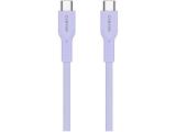 Canyon cable OnWire 60CL C-C 60W COLOR Braided 1m Purple USB-C M/M снимка №3