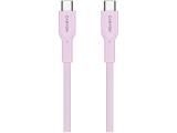 Canyon cable OnWire 60CL C-C 60W COLOR Braided 1m Pink USB-C M/M снимка №3
