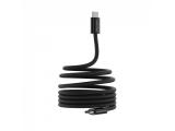 Canyon cable OnWire 60MG C-C 60W Magnet Braided 1m Black USB-C M/M снимка №2