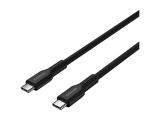 Canyon cable OnWire 60CL C-C 60W COLOR Braided 1m Black USB-C M/M снимка №2