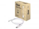 Описание и цена на Club 3D USB 3.1 Type C Cable to DisplayPort 1.2 UHD Adapter M/M 1.2m