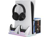 Canyon cooling stand CS-51 RGB PS5 Slim/DE Charge White снимка №4 Canyon cooling stand CS-51 RGB PS5 Slim/DE Charge White снимка №4
