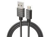 Описание и цена на iWALK Кабел за зареждане METALLIC charge&Sync cabel - сив CST016i-GR