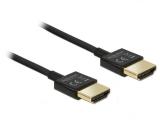 Описание и цена на DeLock HDMi cable HighSpeed Ethernet A->A 4K 3D 0,25m