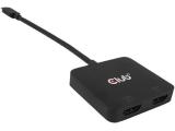 Club 3D MST-Hub USB 3.2 Type C > 2x HDMI 4K60Hz +100W PD St/Bu retail, CSV-1558 снимка №3