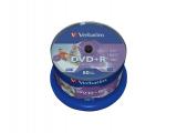 Оптично устройство ( записвачка) за компютър Verbatim DVD+R 4.7GB 50pcs 16x Wide Printable